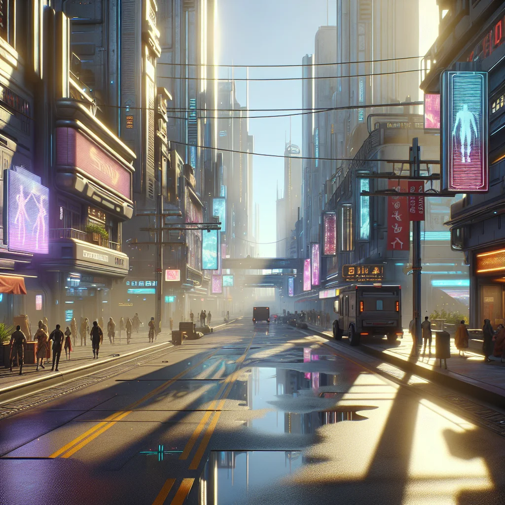 Trải nghiệm game Cyberpunk 2077 với Ray Tracing ở mức thiết lập cơ bản trên card đồ họa RTX 3060 12GB.