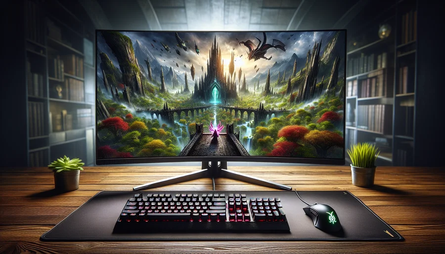 Trải nghiệm MMORPG PC đỉnh cao với màn hình 4K và bộ gaming gear chuyên nghiệp.