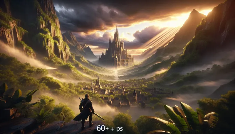 Trải nghiệm thế giới đồ họa choáng ngợp của game AAA với mức FPS ổn định trên 60.