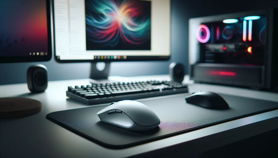 Xu hướng chuột gaming không dây siêu nhẹ giúp góc máy tính gọn gàng và hiện đại.