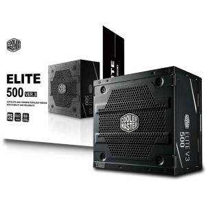 Nguồn Máy Tính Cooler Master 500W Elite V3 Đen PC500