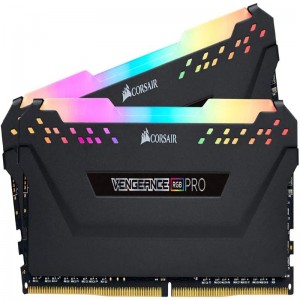 Ram Desktop Corsair DDR4, 3200MHz 64GB 2x32GB DIMM, XMP 2.0, Vengeance RGB RS, RGB LED, 1.35V CMG64GX4M2E3200C16