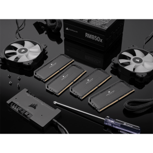 Ram Desktop Corsair DDR5, 5200MHz 64GB 2x32GB DIMM, DOMINATOR PLATINUM RGB Black Heatspreader, RGB LED, C40, 1.25V CMT64GX5M2B5200C40