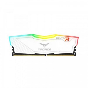 Ram Desktop Team T-Force Delta White RGB 8GB DDR4-3200 TF4D48G3200HC16F01