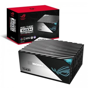 Nguồn Máy Tính ASUS ROG THOR - 1600T Gaming Titanium - 1600W ( Màu Đen/80 Plus Titanium / Full Modular)