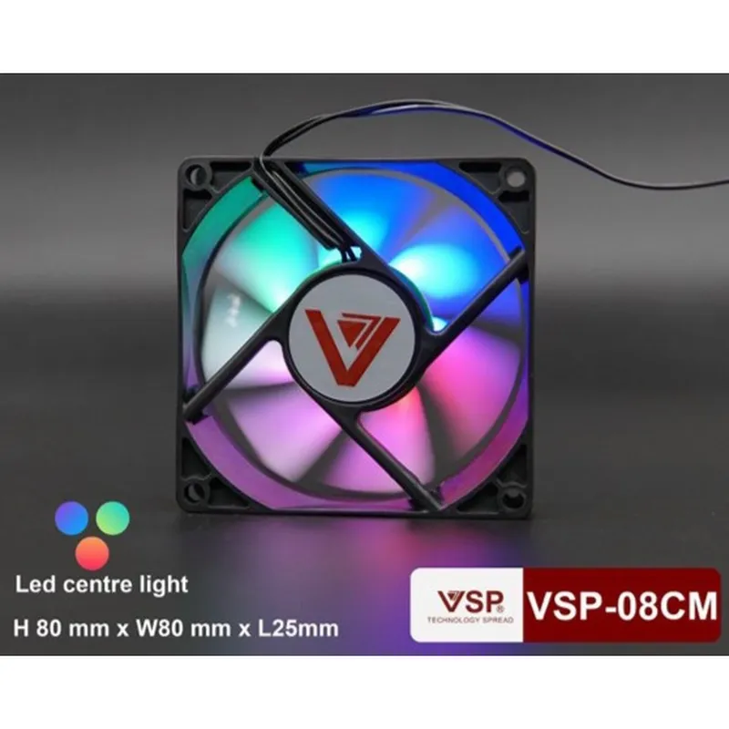 Bộ Fan Case VSP V-08CM LED (8cm)