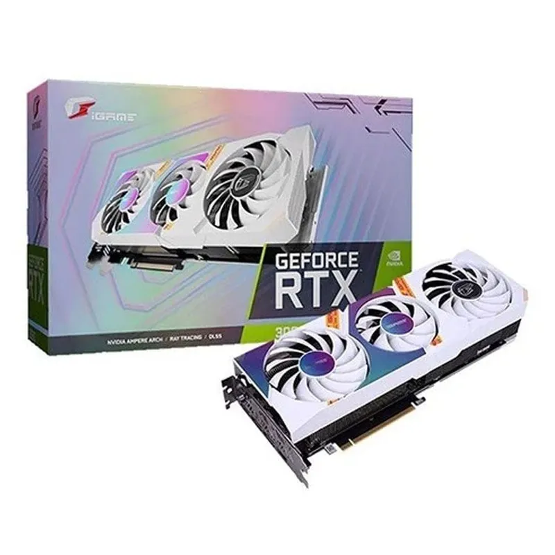 Card màn hình Colorful iGame RTX 3060 Ultra White OC 12G L-V 3 Fan