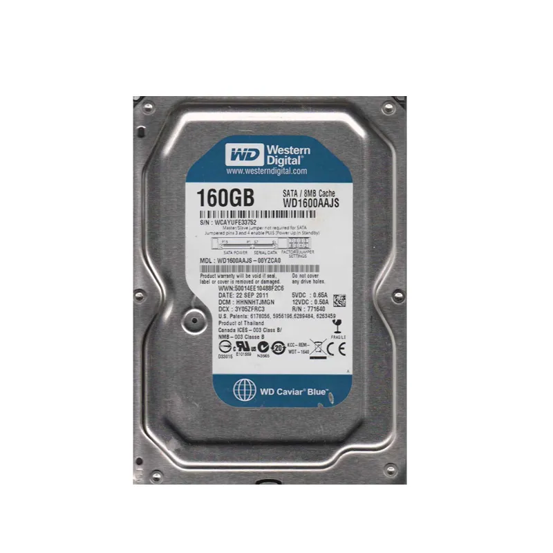 Ổ cứng HDD Wd Sata 3 250Gb Caviar Blue 3.5Inch 7200Rpm cũ
