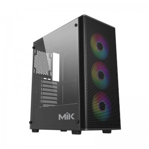 Vỏ case MIK Aion Black | Kèm sẵn 3 Fan RGB