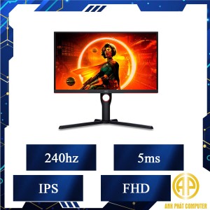 Màn hình máy tính Gaming AOC 25G3Z/74 (24.5 inch/FHD/IPS/240Hz/0.5ms)