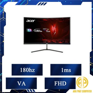 Màn hình máy tính Gaming Acer ED270R S3 (27 inch/FHD/VA/180Hz/1ms/Cong)