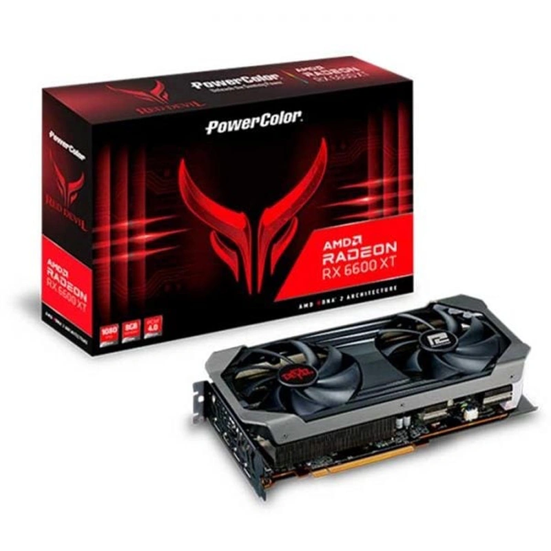 Card màn hình cũ PowerColor Red Devil RX 6600XT 8GB GDDR6