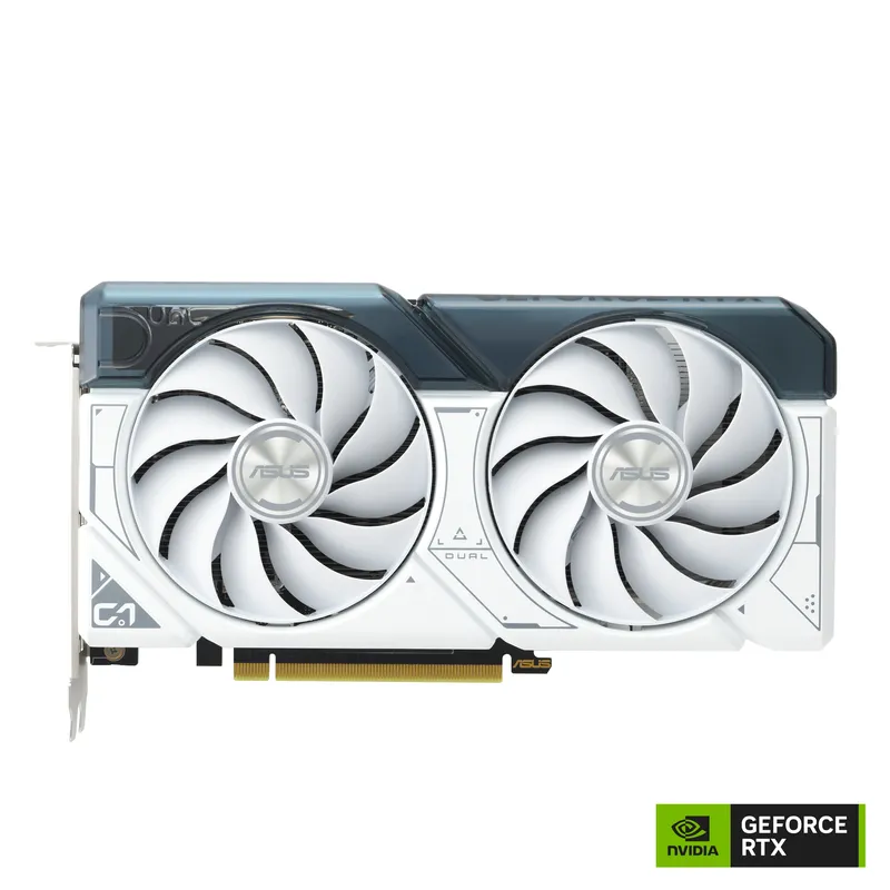 Card màn hình ASUS Dual RTX 4060 White OC Edition 8GB GDDR6 (DUAL-RTX4060-O8G-WHITE)