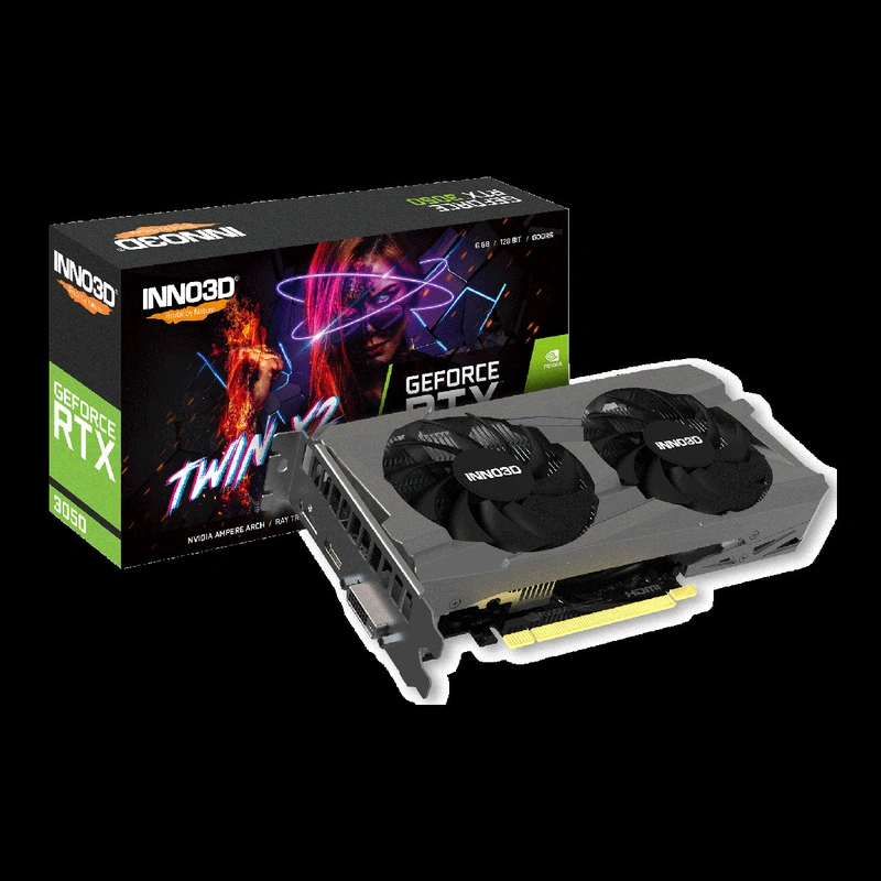 Card màn hình INNO3D RTX 3050 6GB TWIN X2 V2