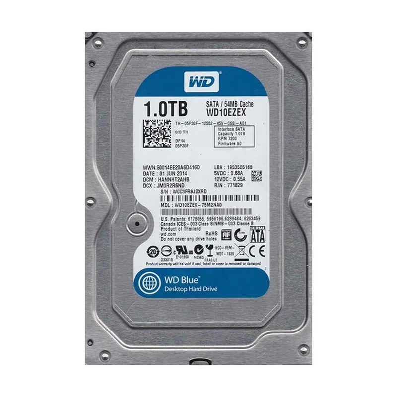 Ổ cứng HDD Wd Sata 3 1Tb Caviar Blue 3.5Inch 7200Rpm (WD10EZEX)