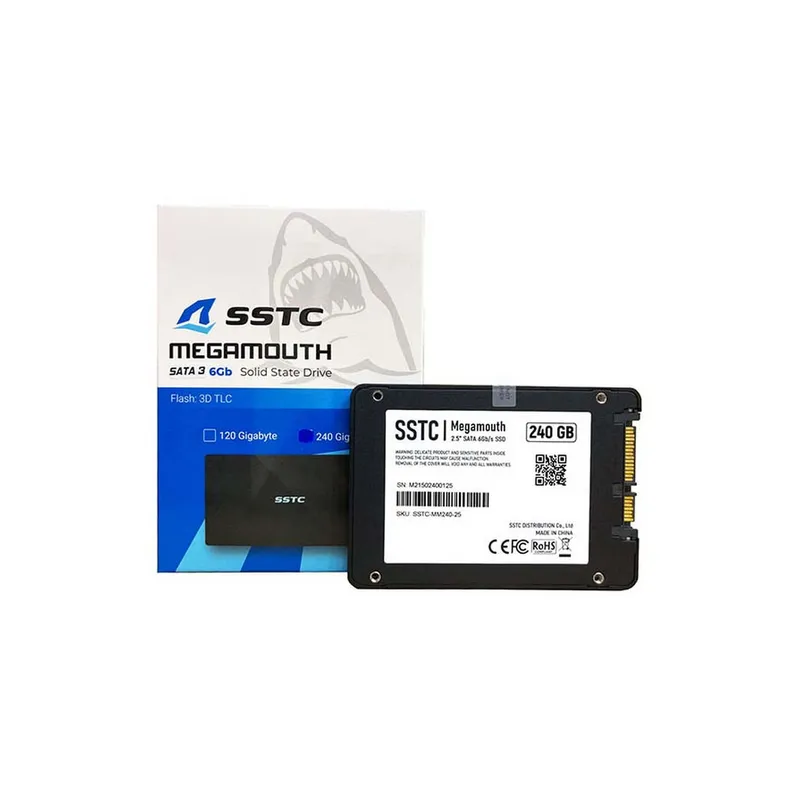 Ổ cứng SSD 240GB SSTC Megamouth Sata 3 (SSTC-MMP240-25) BH 36T
