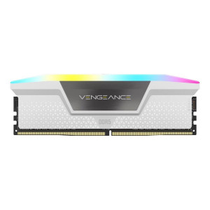 Ram Corsair VENGEANCE RGB 32GB | 1x32GB, DDR5 DRAM, 5600MT/s CL36 Memory Kit - White (Tách kit)