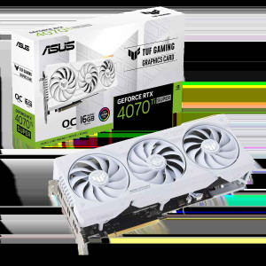 Card màn hình ASUS TUF Gaming RTX 4070 Ti SUPER 16GB GDDR6X White OC Edition (TUF-RTX4070TIS-O16G-GAMING-WHITE)