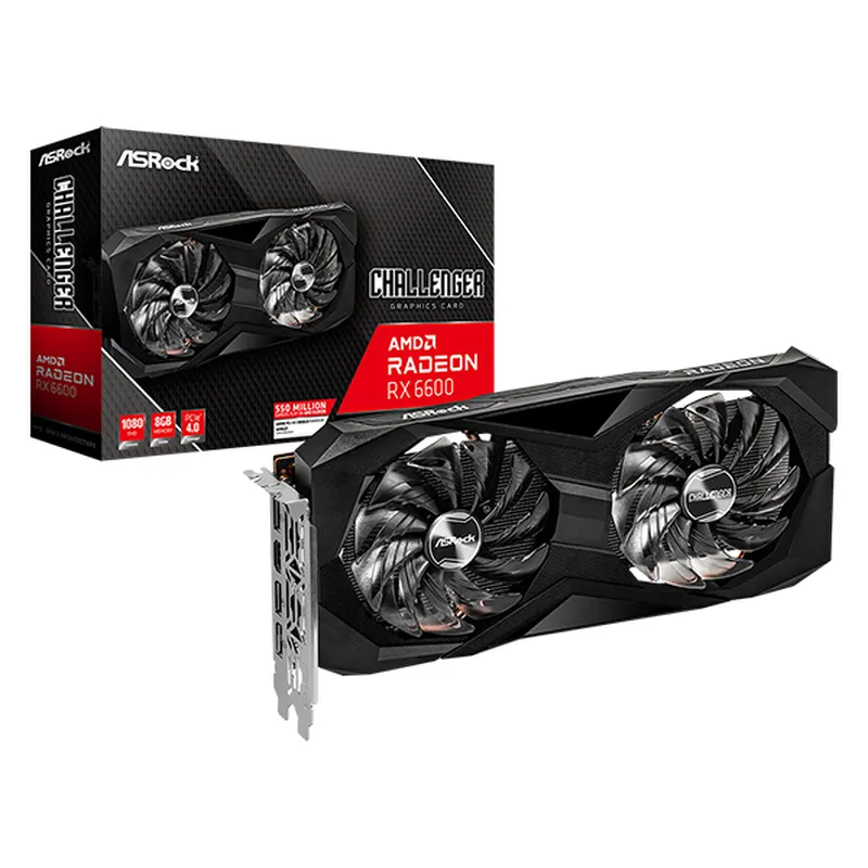 Card màn hình ASRock Radeon RX 6600 8GB GDDR6 Challenger D (RX 6600 CLD 8GB)