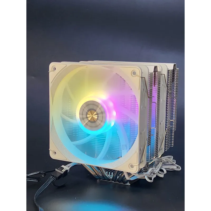 Tản nhiệt Khí CPU Alseye N600Dtb 120mm trắng