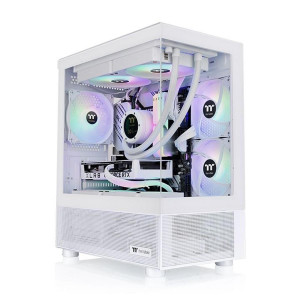 Vỏ Case Thermaltake View 170 TG ARGB Snow Micro Chassis - White | Sẵn 3 fan ARGB (CA-1Z4-00M6WN-00)