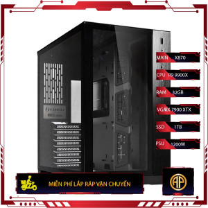 PC AMD Đen X870 RYZEN 9 9900X 32GB RX 7900 XTX ( All New)