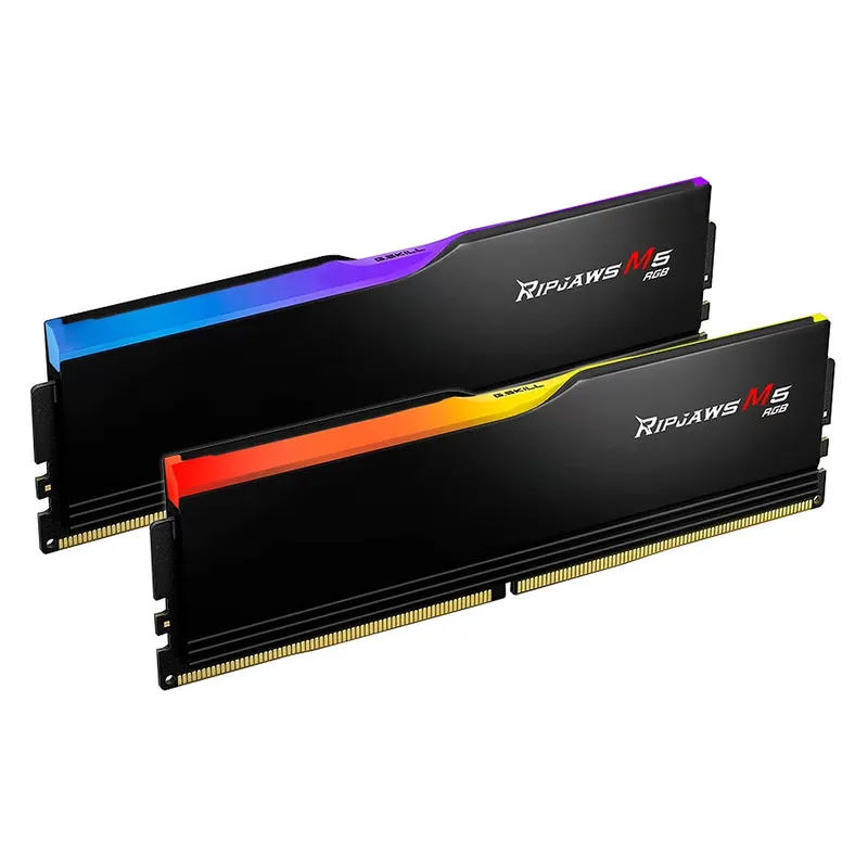 Ram GSkill Ripjaws M5 RGB Black 32GB | 2x16GB, DDR5, 5200MHz (F5-5200J4040A16GX2-RM5RK)
