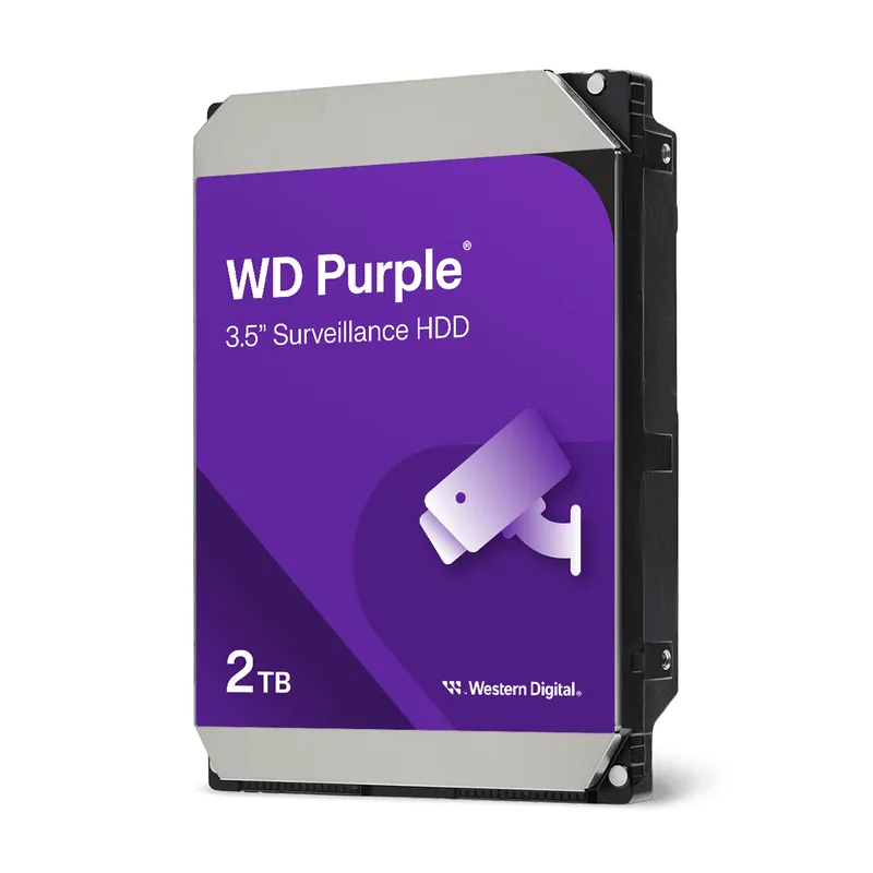 Ổ cứng HDD Wd Sata 3 2Tb Purple 3.5Inch 5400Rpm(WD20PURZ)