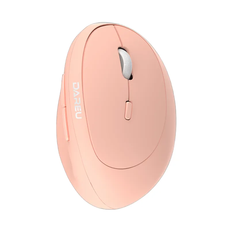 Chuột công thái học Dare-U LM158D - Hồng | Dual Mode: Wired + 2.4G