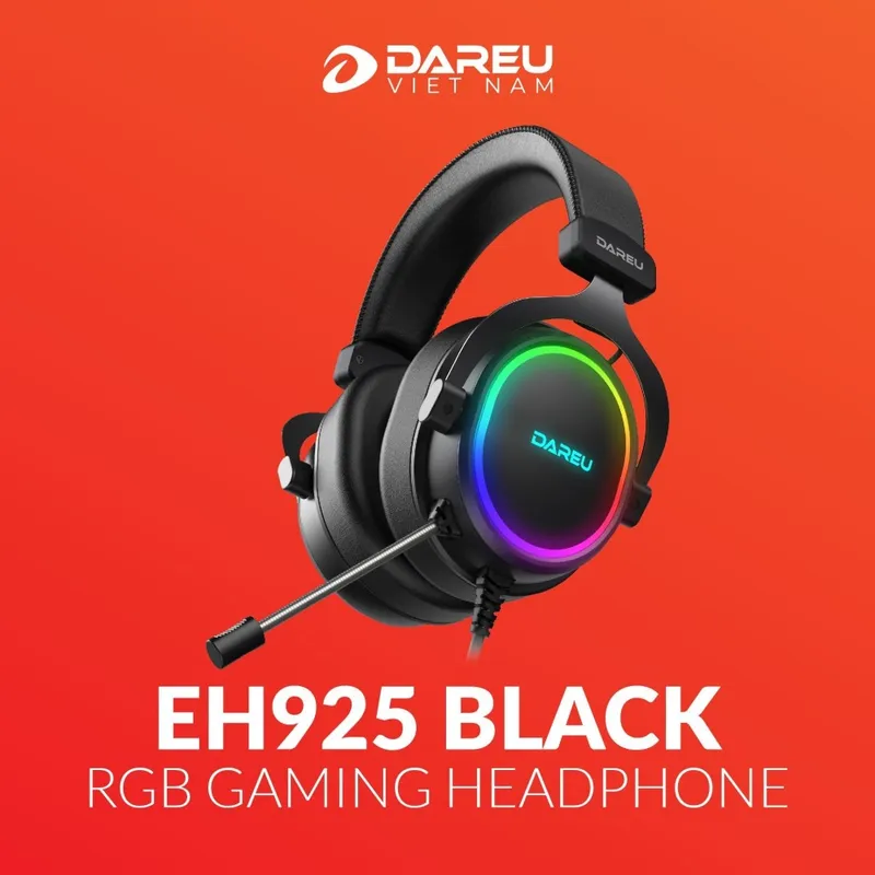 Tai Nghe Gaming Dare-U EH925 RGB (Đen)