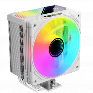 Tản nhiệt khí CPU CoolMoon GT400 ARGB - White | Hiển thị nhiệt độ, hỗ trợ socket 2011