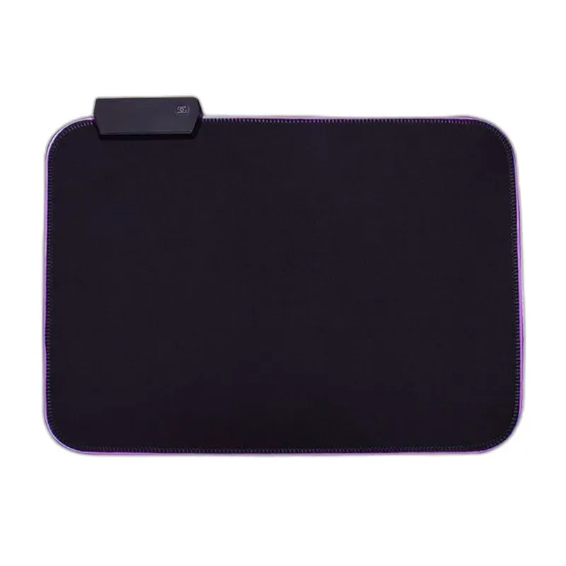 Lót chuột Rasure Gaming RGB (350x250x3mm/ Size nhỏ/ Trơn/ Có viền)