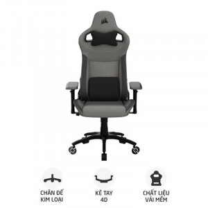 Ghế T3 Rush Fabric gaming (2023) Xám than (CF-9010056-WW)