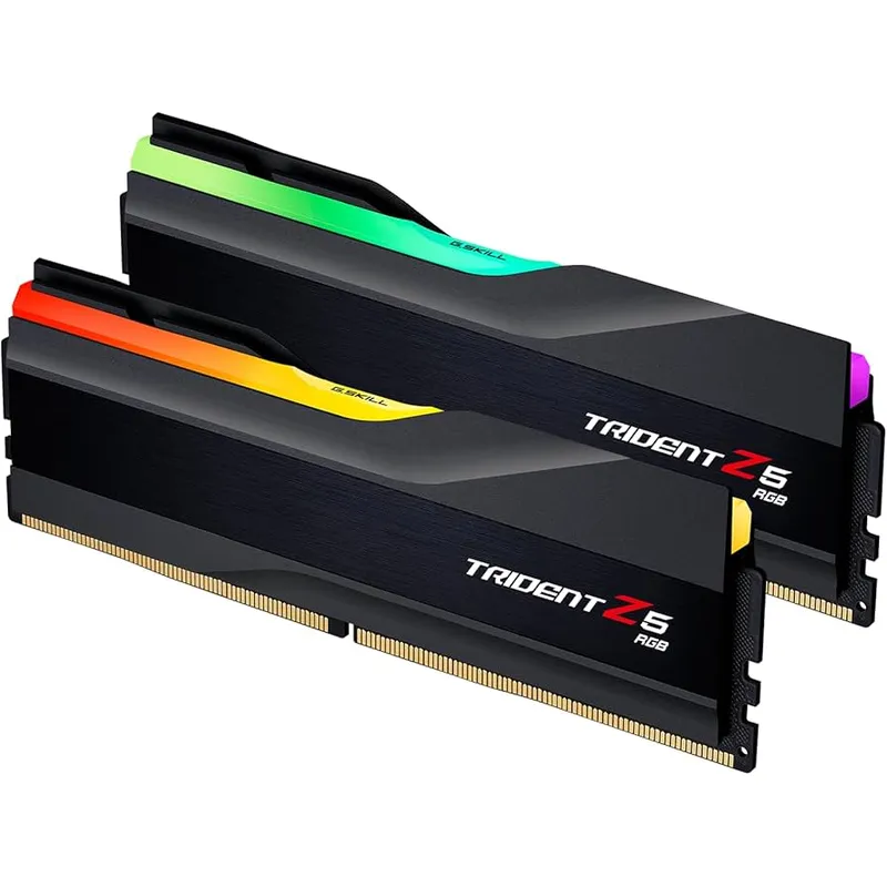 Ram GSkill Trident Z5 RGB 32GB | 2x16GB, DDR5, 6000MHz, Intel XMP (F5-6000J3636F16GX2-TZ5RK)