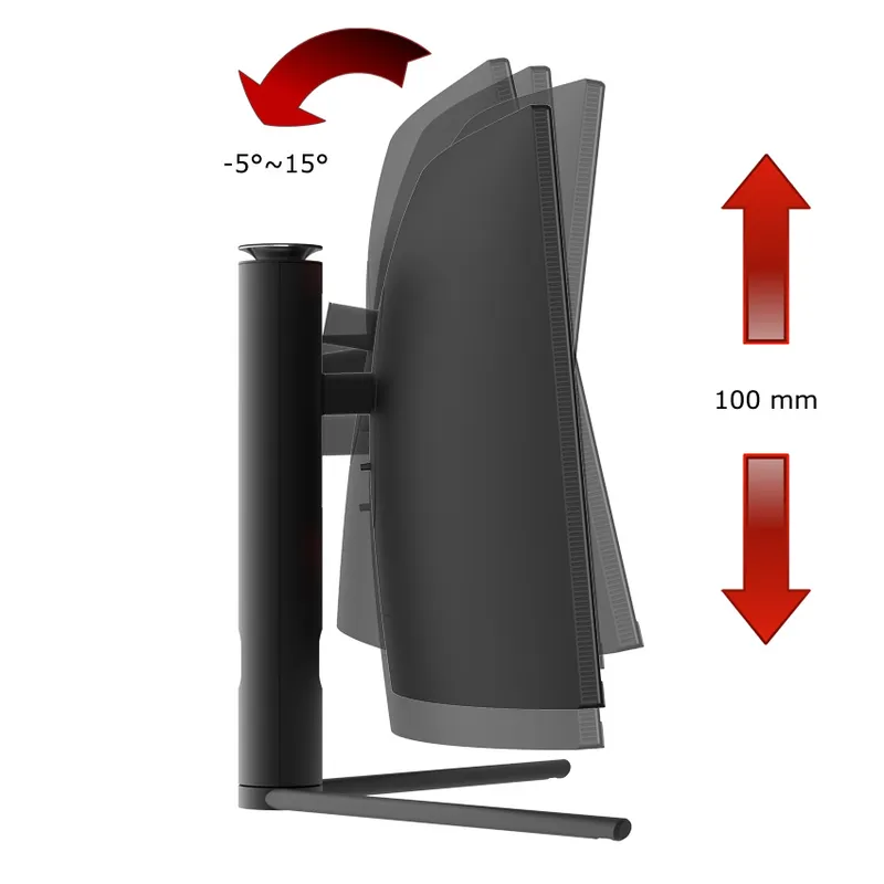 Màn Hình Máy Tính cong LC-Power LC-M34-UWQHD-165-C 34Inch UWQHD VA 165Hz (HDMI, Displayport)