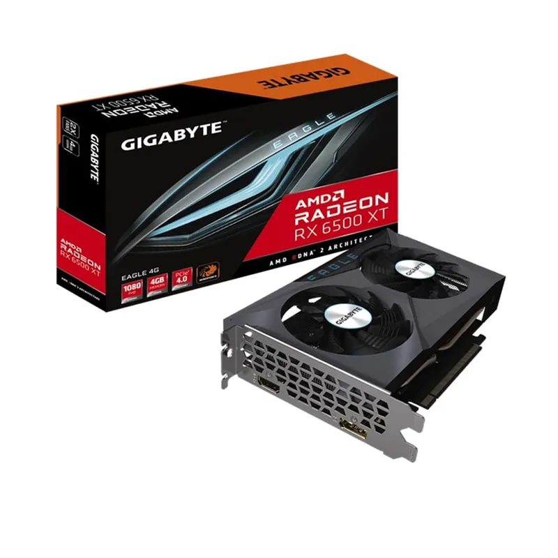 Card màn hình GIGABYTE RX 6500 XT 4GB GDDR6 EAGLE (GV-R65XTEAGLE-4GBD)