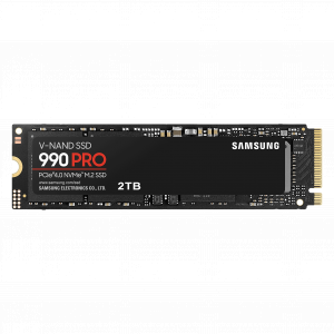 Ổ cứng SSD SamSung 990 PRO 2TB M.2 NVMe / PCIe Gen 4.0 x4/ MLC NAND / Read up to 7450MB/s - Write up to 6900MB/s / Up to 1200K/1550K IOPS / 600TBW MZ-V9P2T0BW