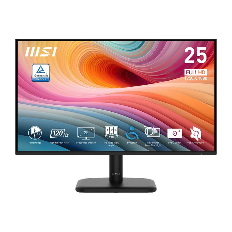 Màn Hình Máy Tính MSI PRO MP242A E2 | 23.8 inch, Full HD, IPS, 120Hz, 1ms, Phẳng