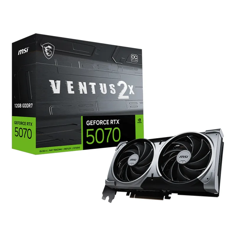 Card màn hình MSI RTX 5070 12G VENTUS 2X OC