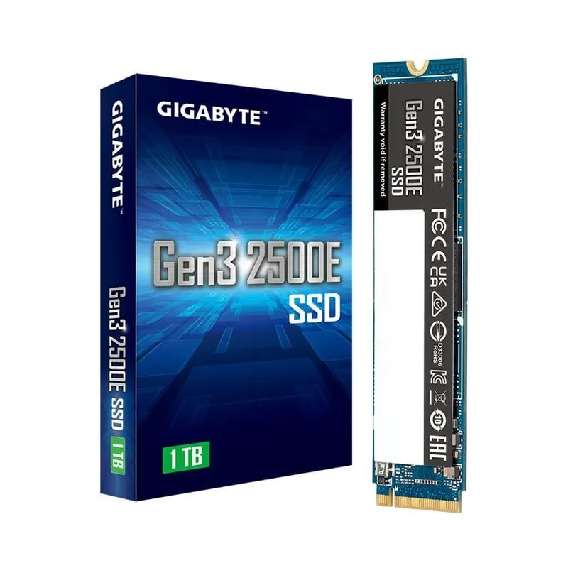 Ổ cứng SSD Gigabyte 2500E 1TB PCIe Gen 3.0x4 M2 2280 (G325E1TB G10)