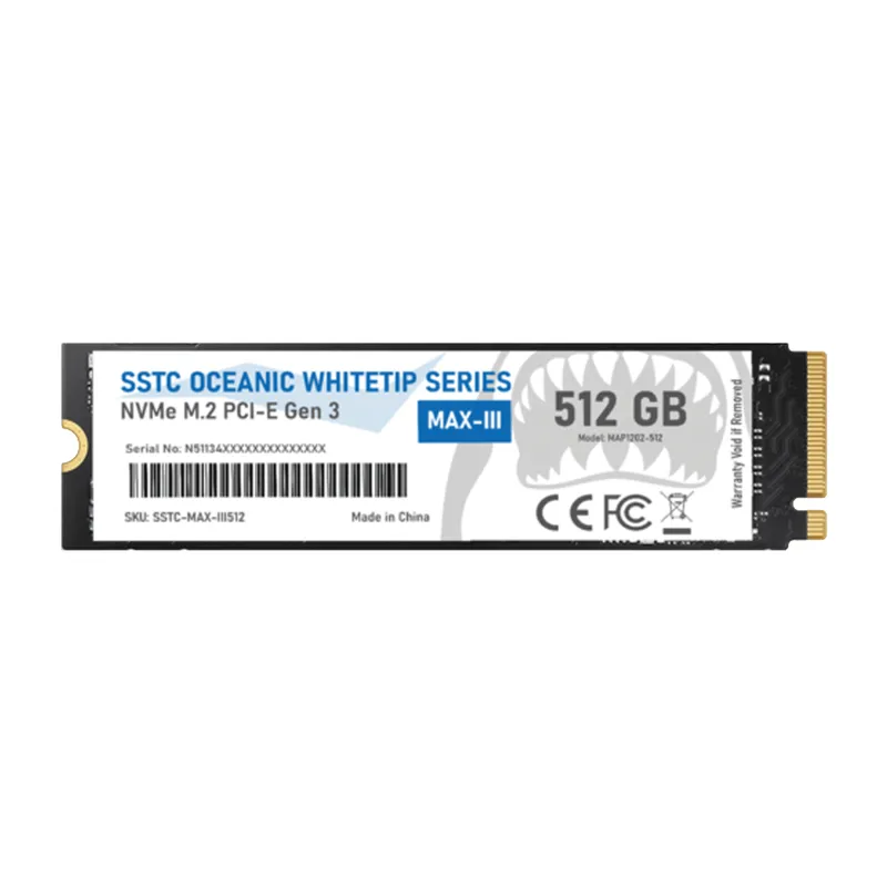 Ổ cứng SSD SSTC Oceanic Whitetip MAX-III 512GB | M.2 NVMe Gen3 (OP-MAXIII-512T)