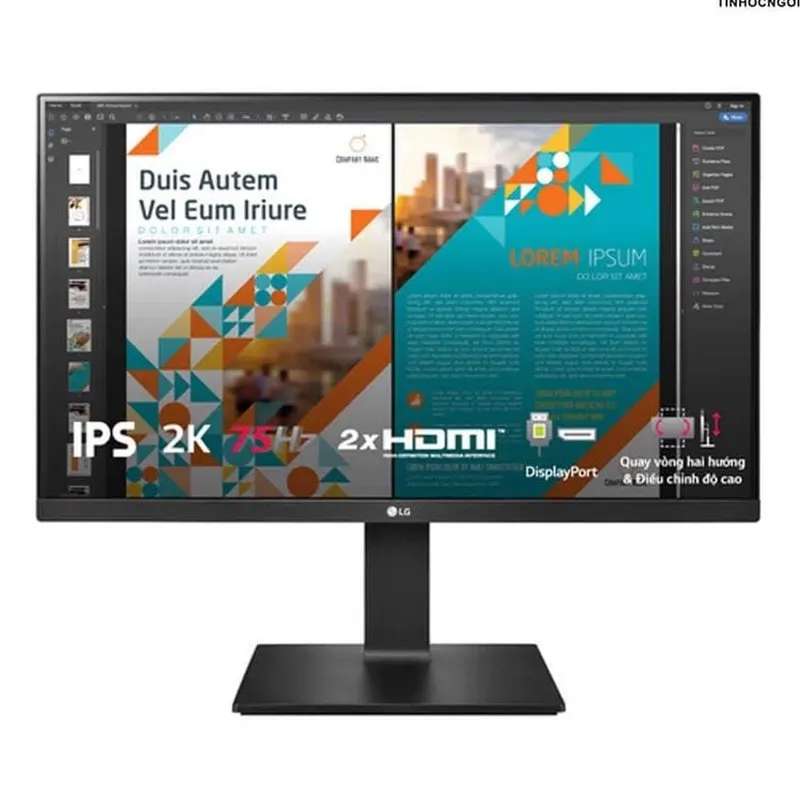 Màn Hình Máy Tính LG 24QP550-B (23.8inch/QHD/IPS/75Hz/5ms)