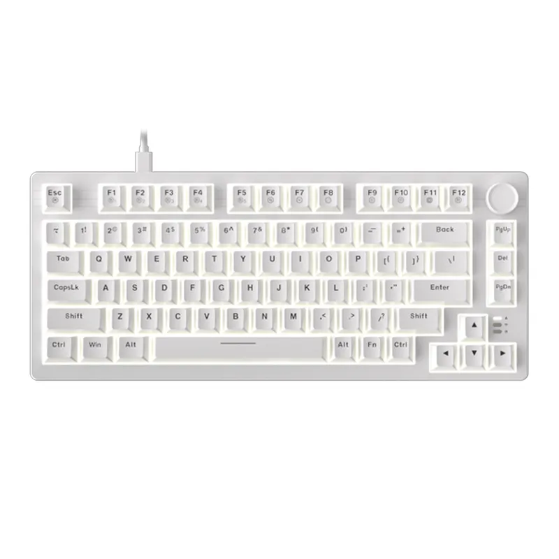 Bàn phím cơ Dare-U EK75 Full White | Dream (Linear) Switch