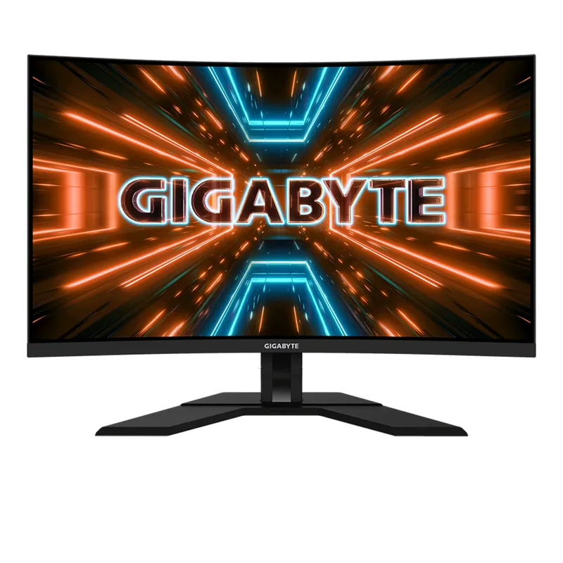 Màn Hình Máy Tính Gaming Gigabyte M32QC | 31.5 inch, QHD, VA, 165Hz (OC 170Hz), 1ms, USB C, cong, chân công thái học