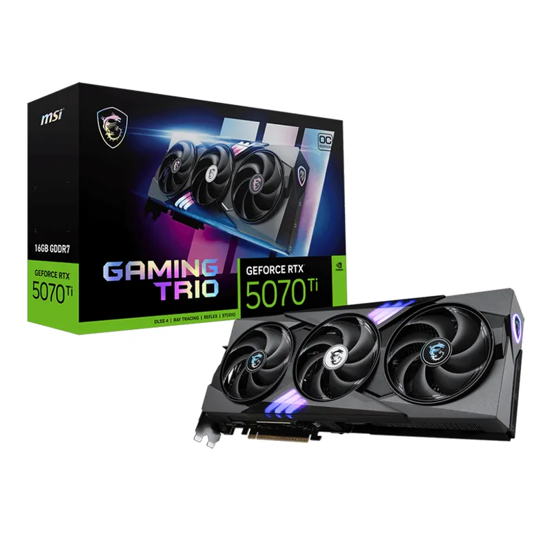 Card màn hình MSI RTX 5070 Ti 16G GAMING TRIO OC PLUS