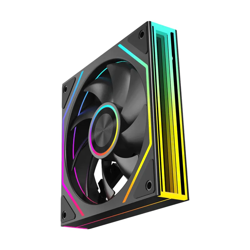 Fan Case Leopard Prism 4RS Ultra ARGB - Đen, gió ngược, fan lẻ