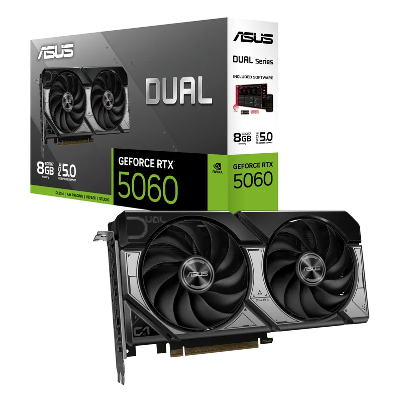 Card màn hình ASUS Dual RTX 5060 8GB GDDR7