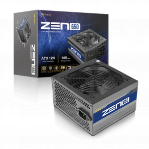 Nguồn Máy Tính Antec Atom Zen 650W - Đen (230V AC)