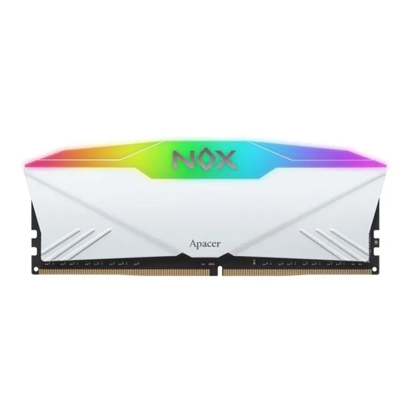 Ram Apacer NOX RGB White 8GB | 1 x 8GB, DDR4, 3200MHz (AH4U08G32C28YNWAA-1)
