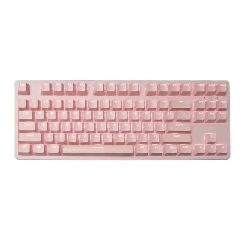 Bàn Phím Cơ E-Dra EK387 Dream Pink Gaming Led TKL Red Switch (Hồng)
